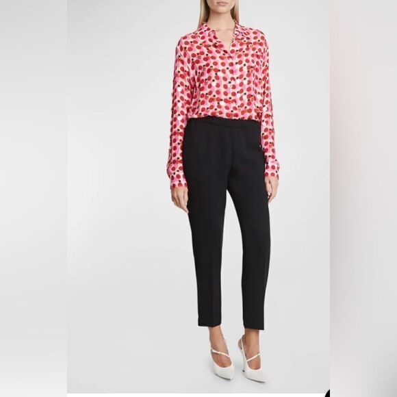 Dries Van Noten
Chowy Sequin Abstract-Print Collared Shirt NWT Size 44 ((size 12 - Picture 1 of 6